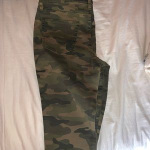 Army fatigued Gap jeans